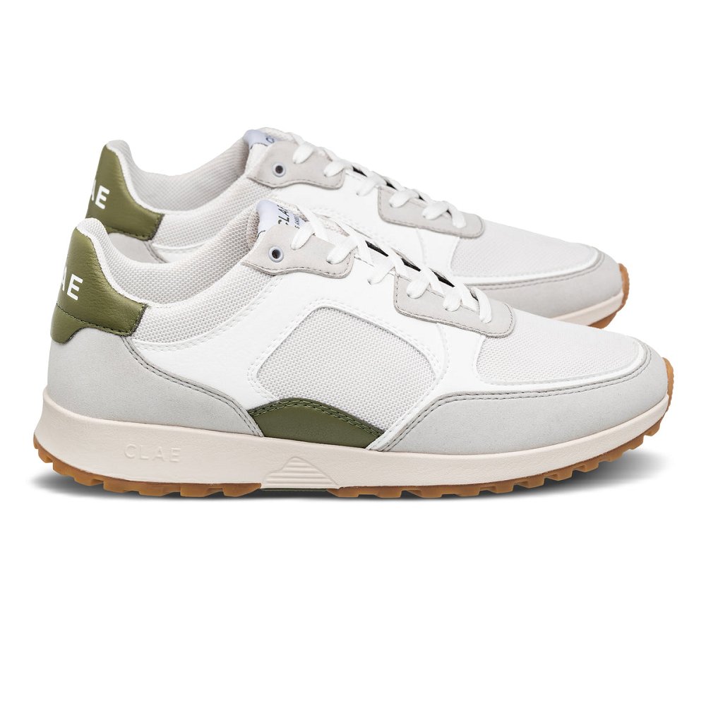 CLAE JOSHUA Sneakers Womens USA439-M82 In Microchip White Olive